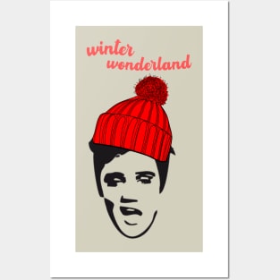 winter wonderland Elvis Posters and Art